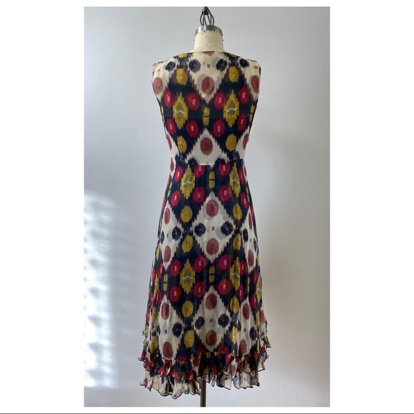 Charles & Victoria • silk ruffle dress • size: 4 - Picture 2 of 7